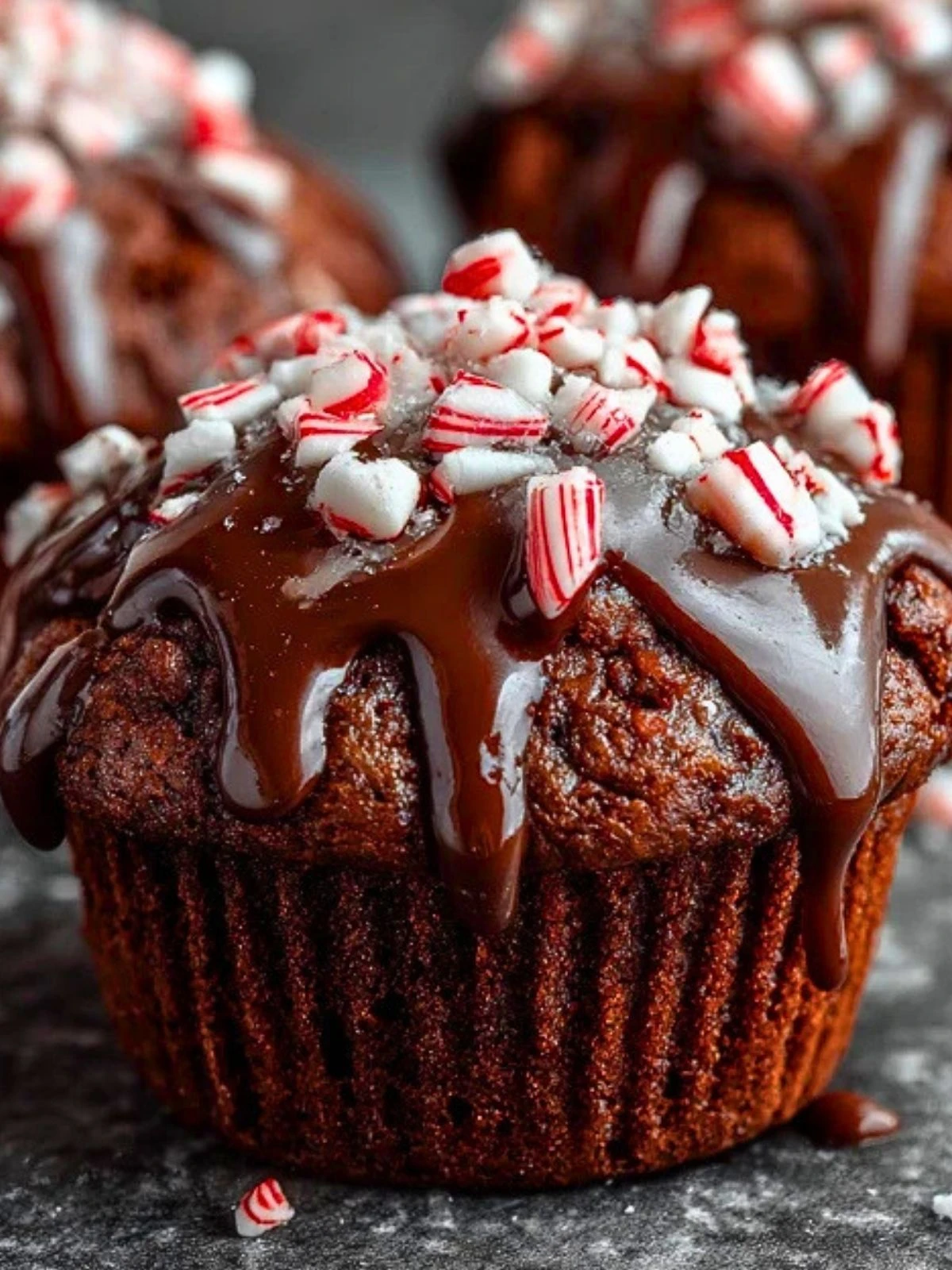 Peppermint Hot Chocolate Muffins (1)