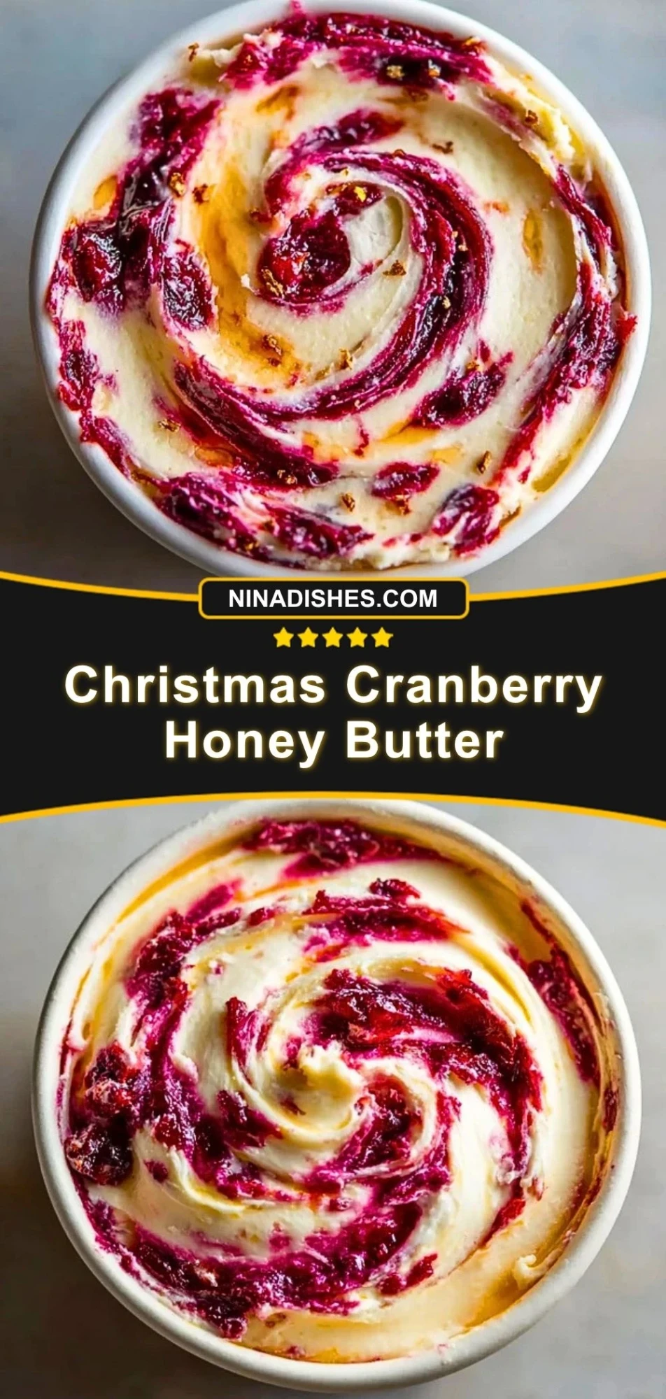 Christmas Cranberry Honey Butter (3)