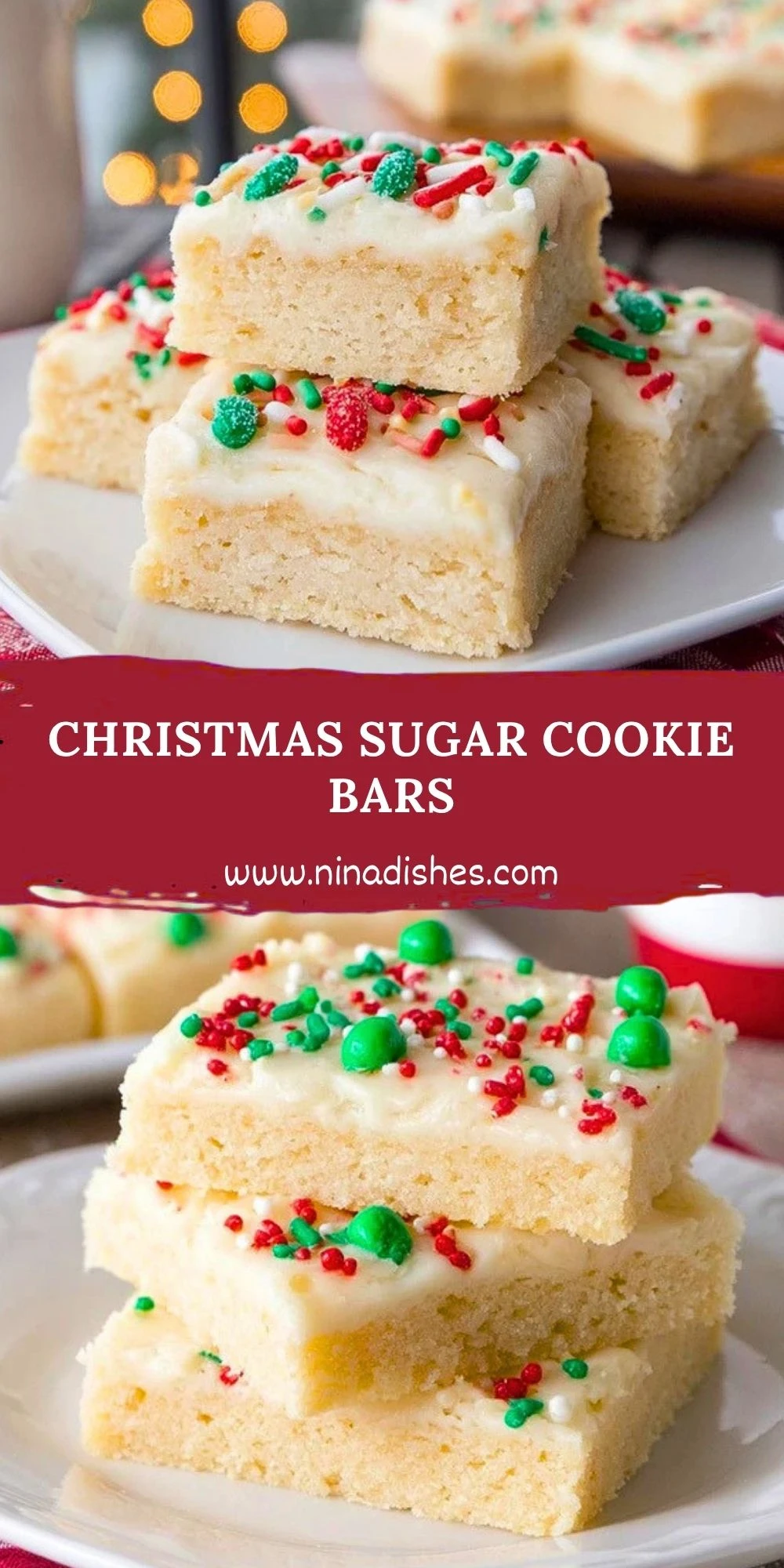 Christmas Sugar Cookie Bars (2)
