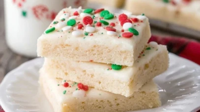 Christmas Sugar Cookie Bars (4)