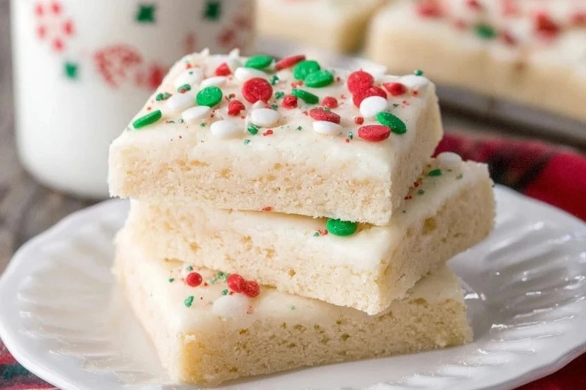 Christmas Sugar Cookie Bars (4)