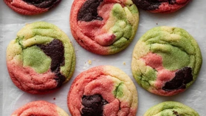 Chewy Spumoni Cookies