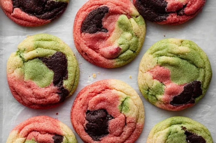 Chewy Spumoni Cookies