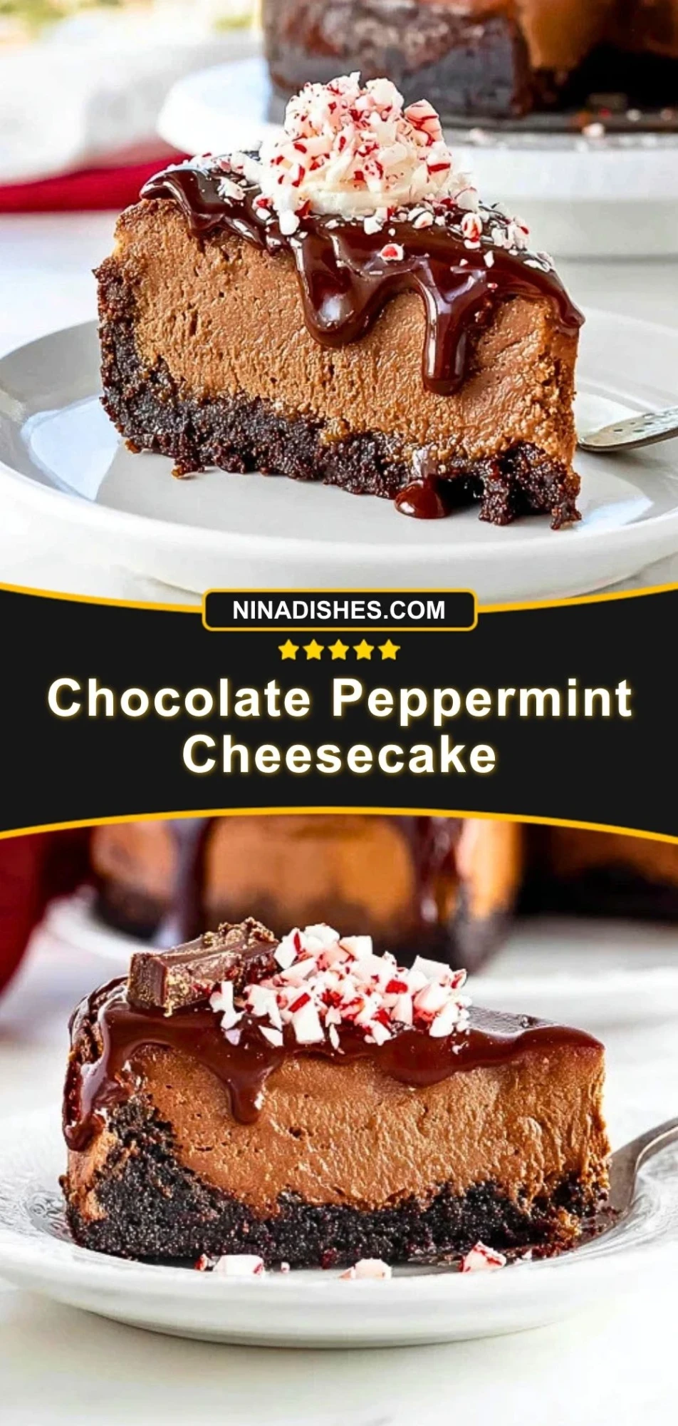 Chocolate Peppermint Cheesecake (3)