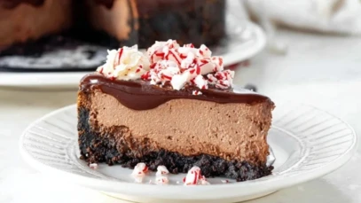 Chocolate Peppermint Cheesecake