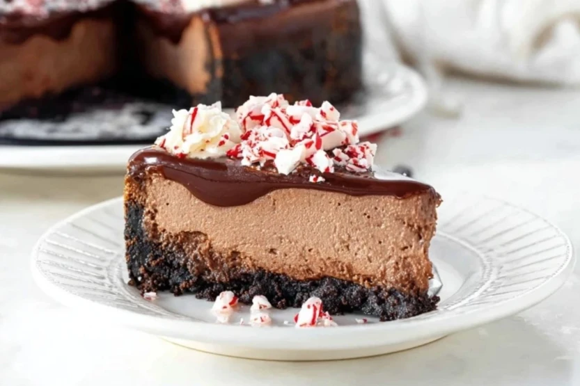 Chocolate Peppermint Cheesecake