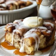 Cinnamon Roll French Toast Casserole