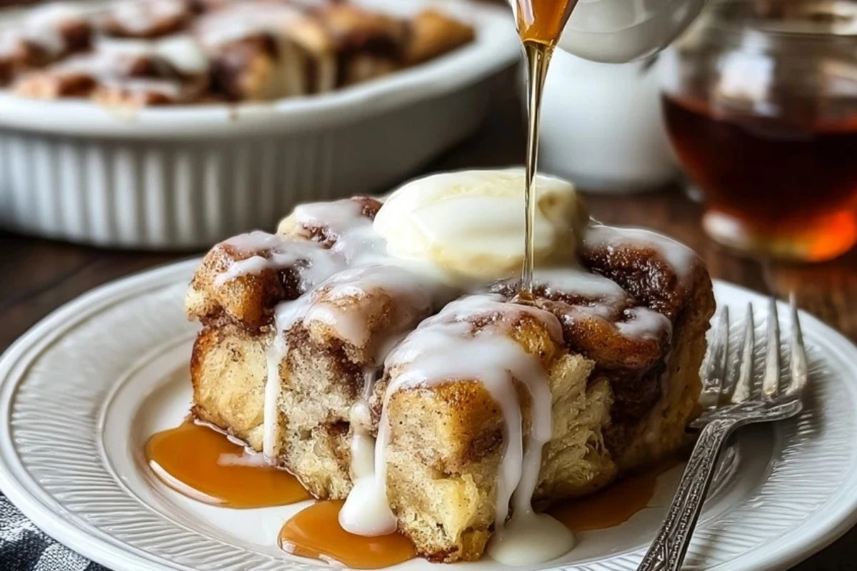 Cinnamon Roll French Toast Casserole