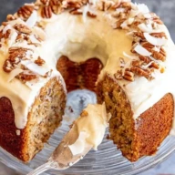 Coconut Hummingbird Easter Cake