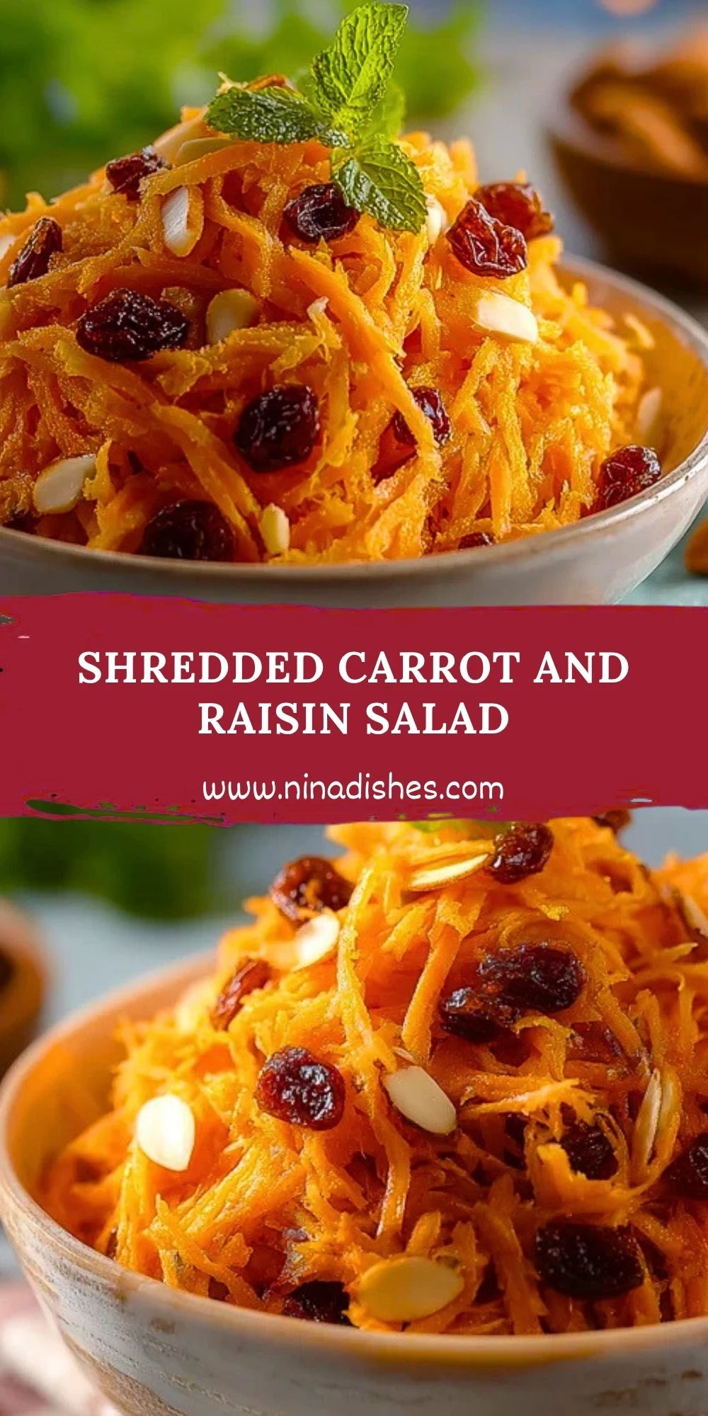 Shredded Carrot and Raisin Salad (2)