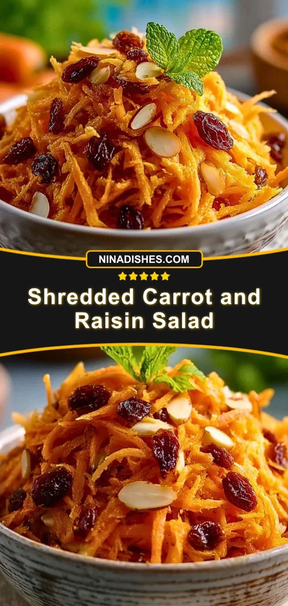 Shredded Carrot and Raisin Salad (3)
