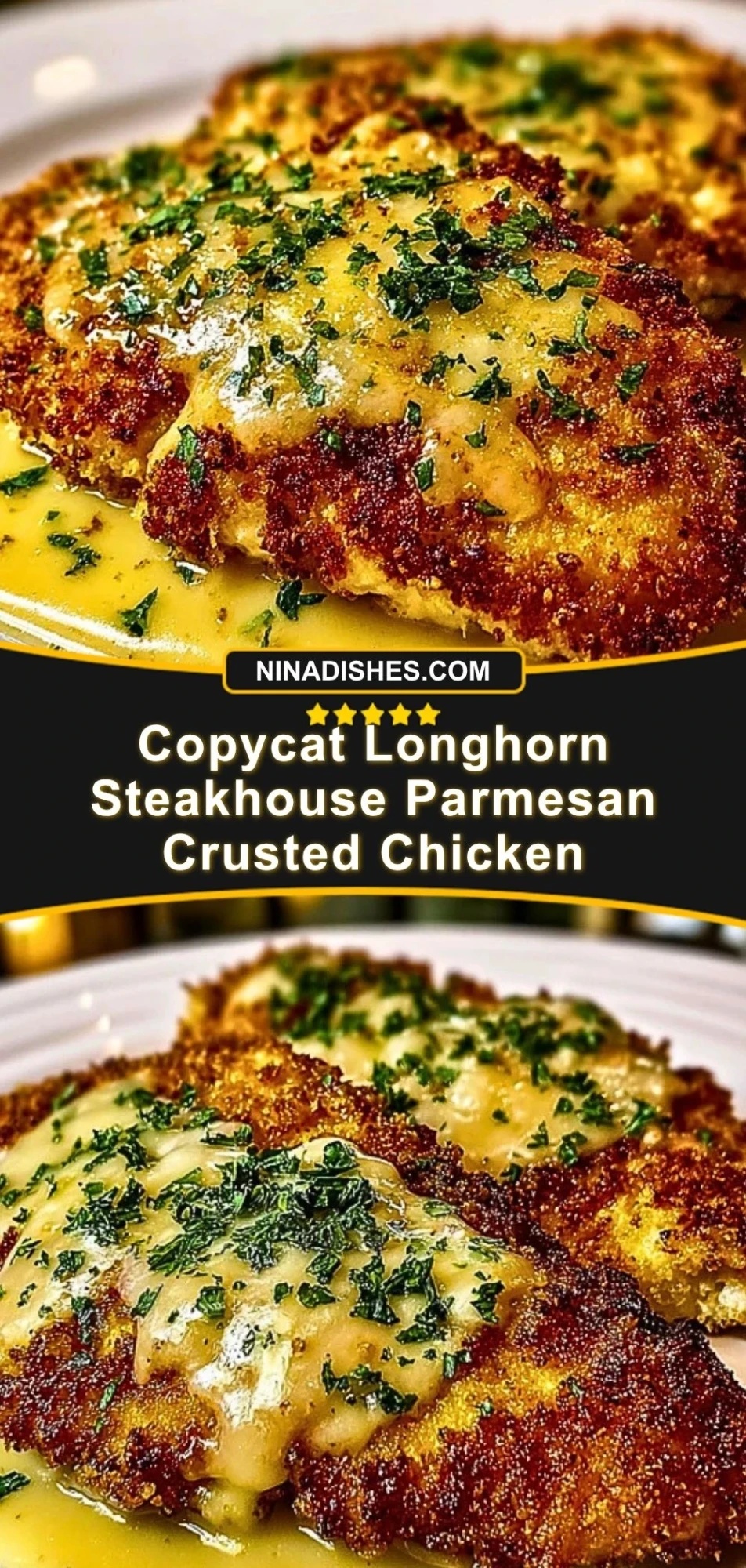 Copycat Longhorn Steakhouse Parmesan Crusted Chicken (3)