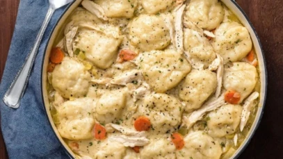 One Pot Chicken and Dumplings