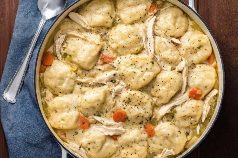 One Pot Chicken and Dumplings