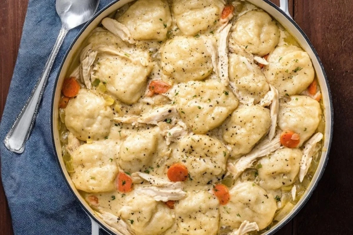 One Pot Chicken and Dumplings
