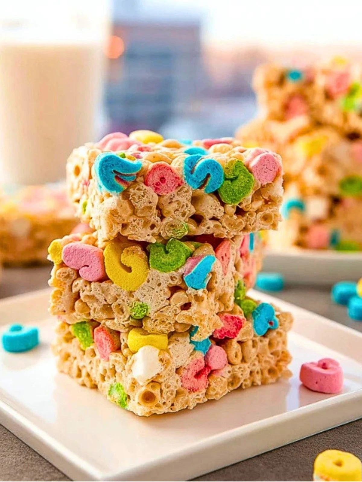 Soft Marshmallow Lucky Charms Treats (1)