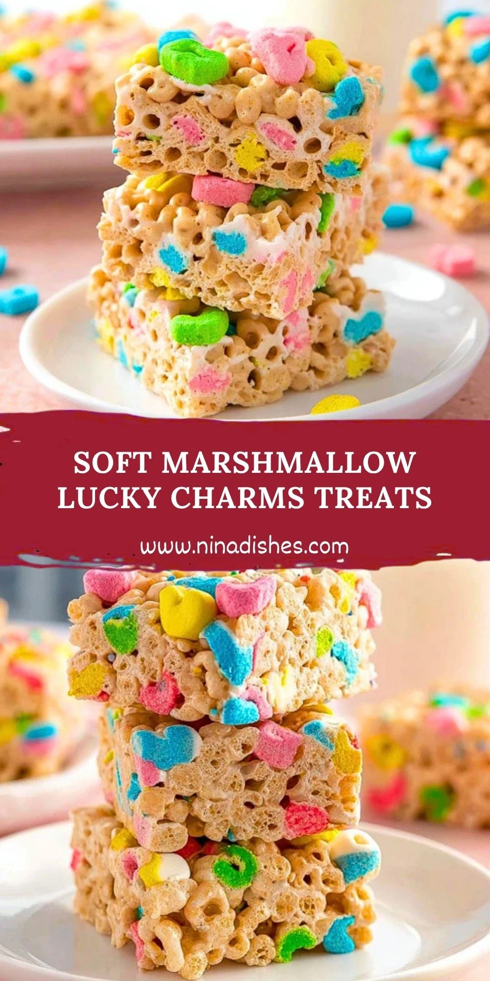 Soft Marshmallow Lucky Charms Treats (2)