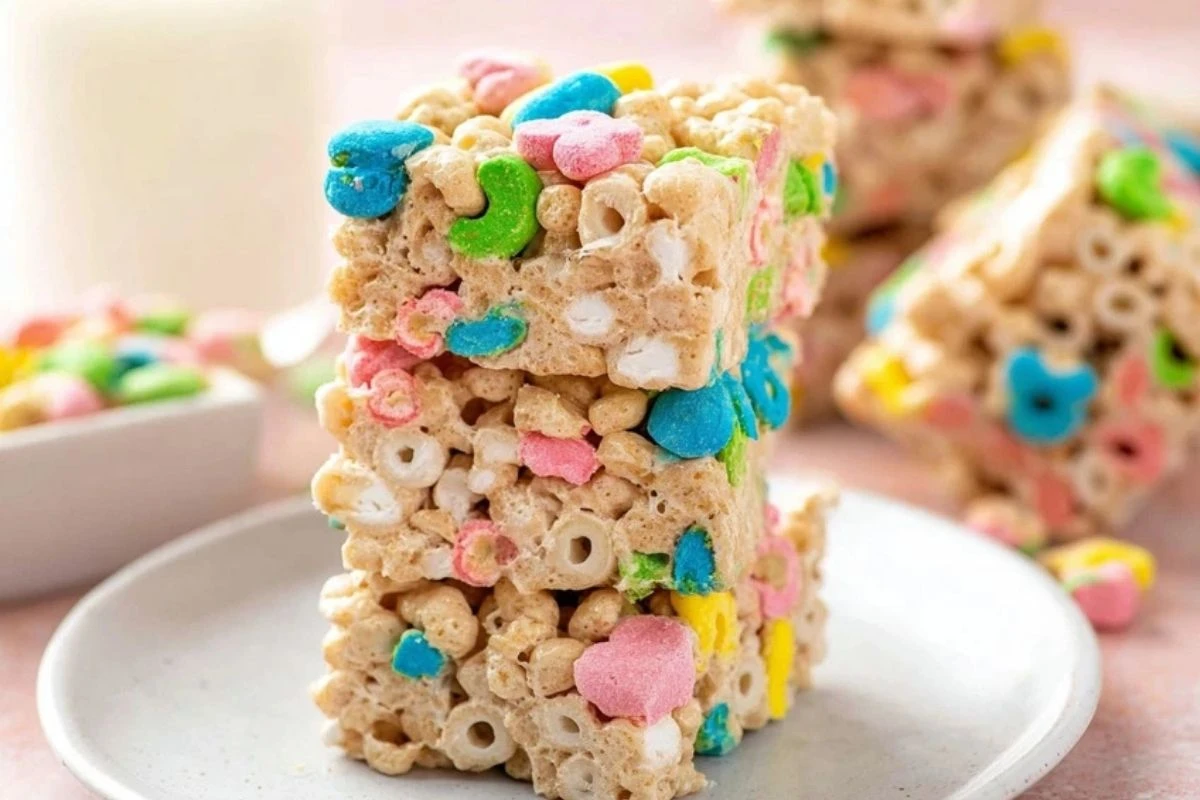 Soft Marshmallow Lucky Charms Treats