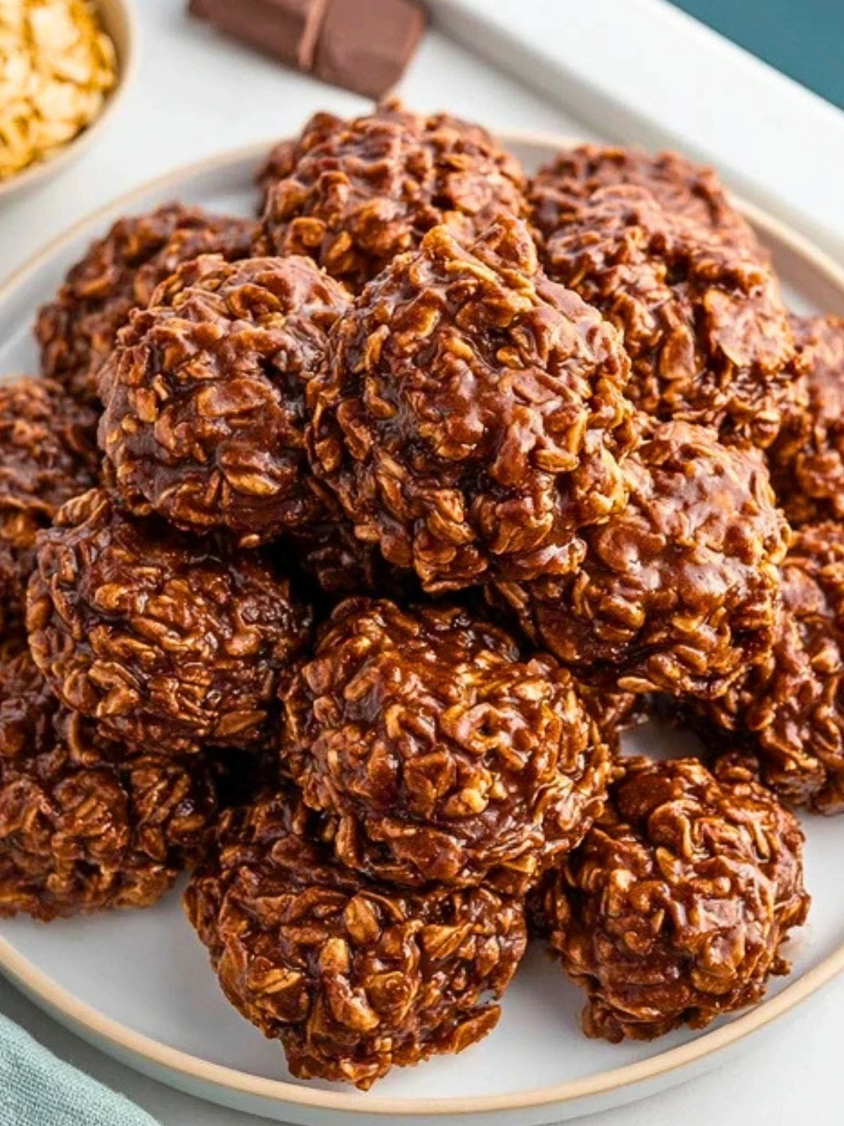 Chocolate Peanut Butter No Bake Cookies (1)