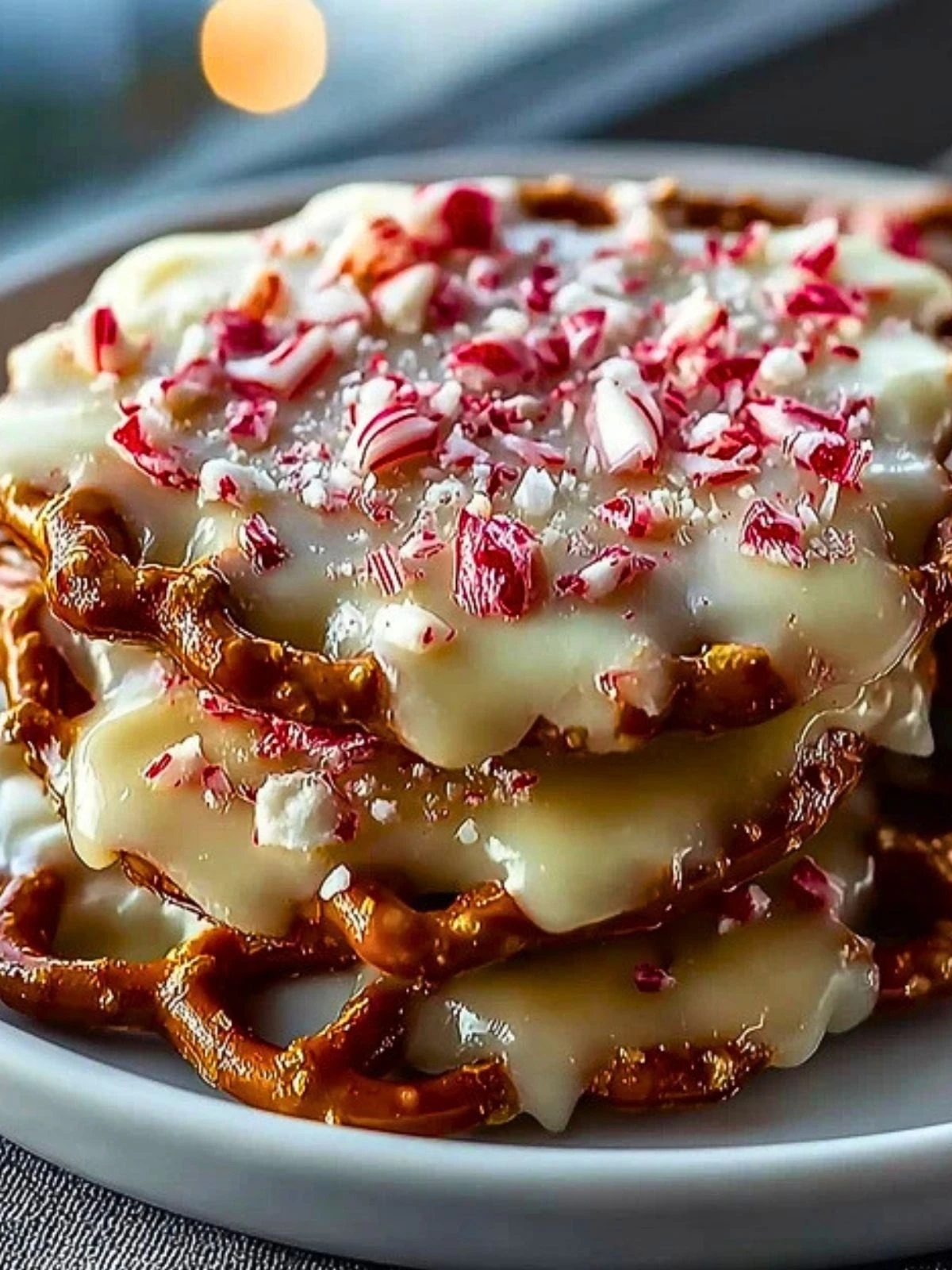 Easy White Chocolate Peppermint Pretzel Crisps (1)