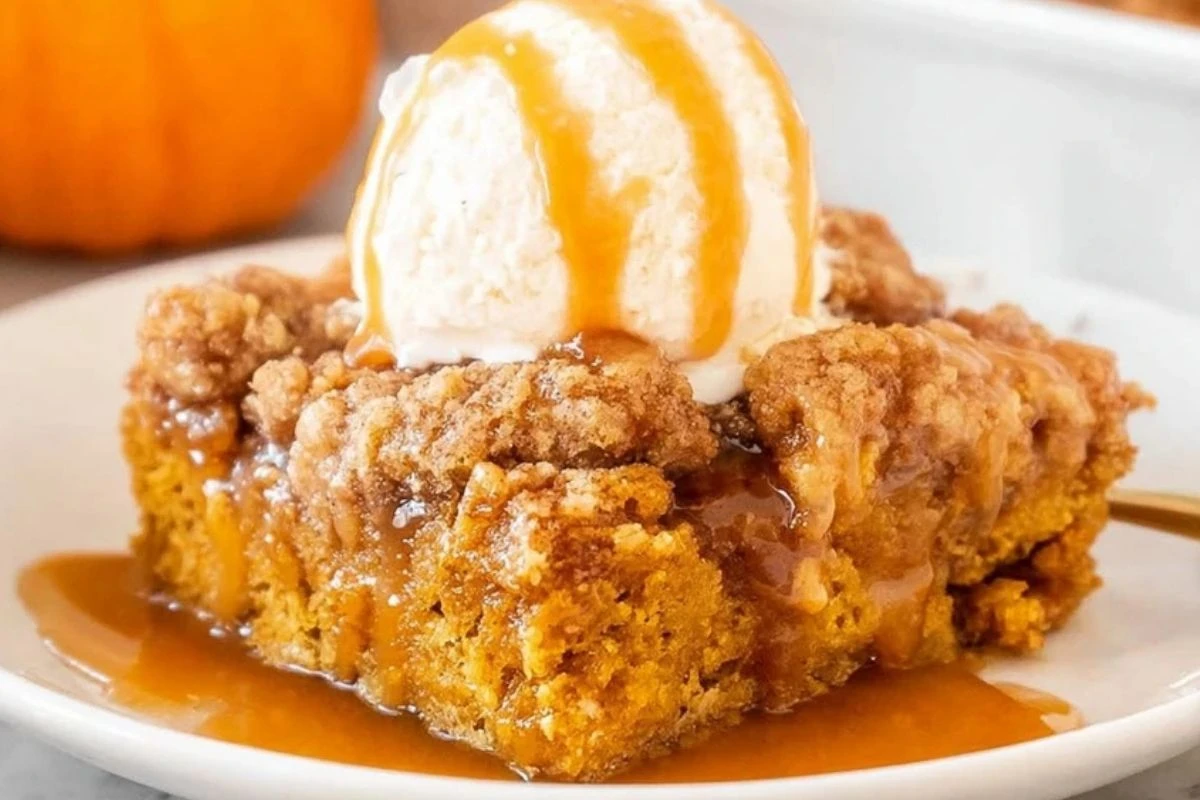 Pumpkin Dump Cake