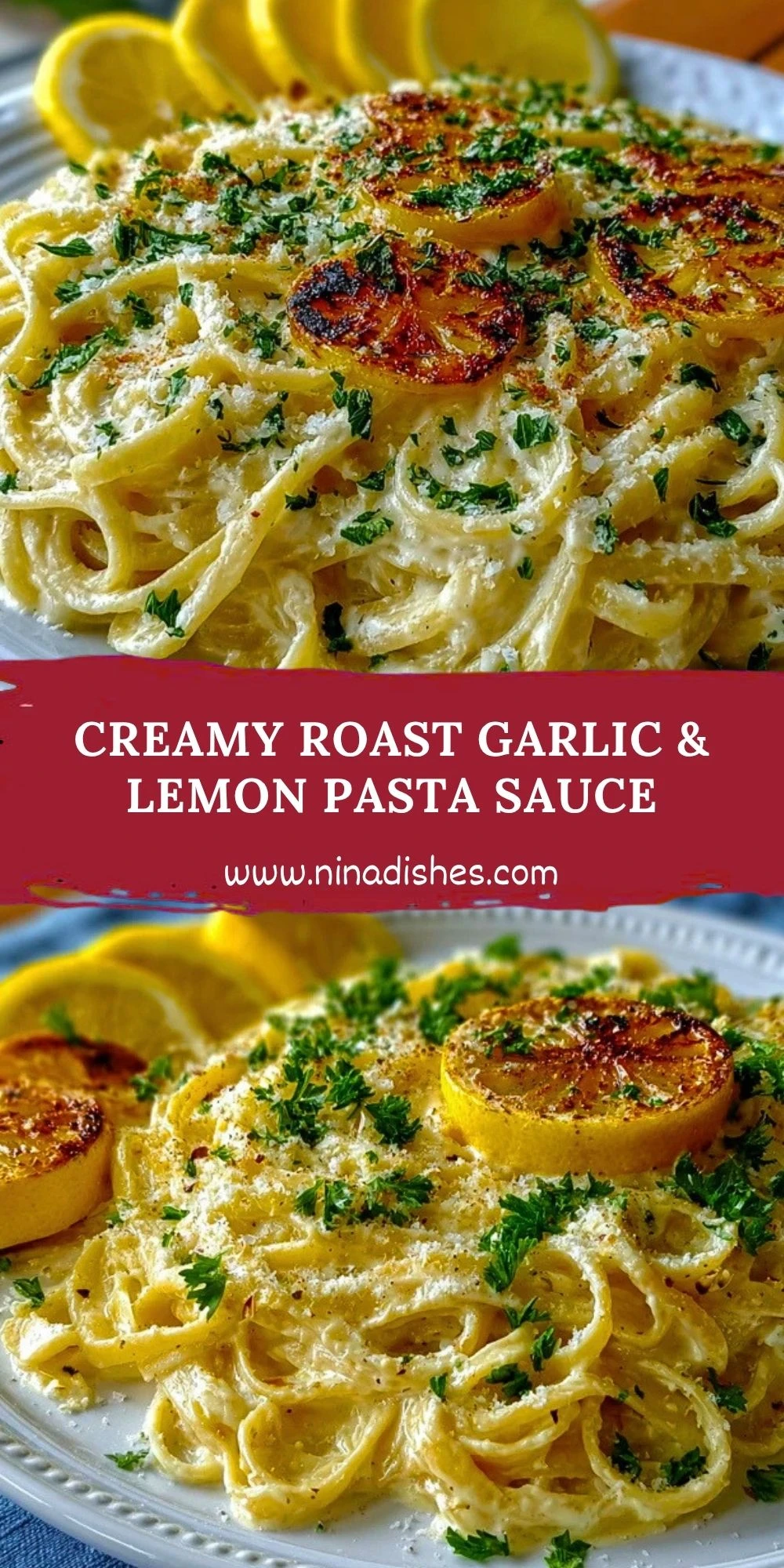 Creamy Roast Garlic & Lemon Pasta Sauce (2)