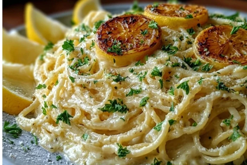 Creamy Roast Garlic & Lemon Pasta Sauce
