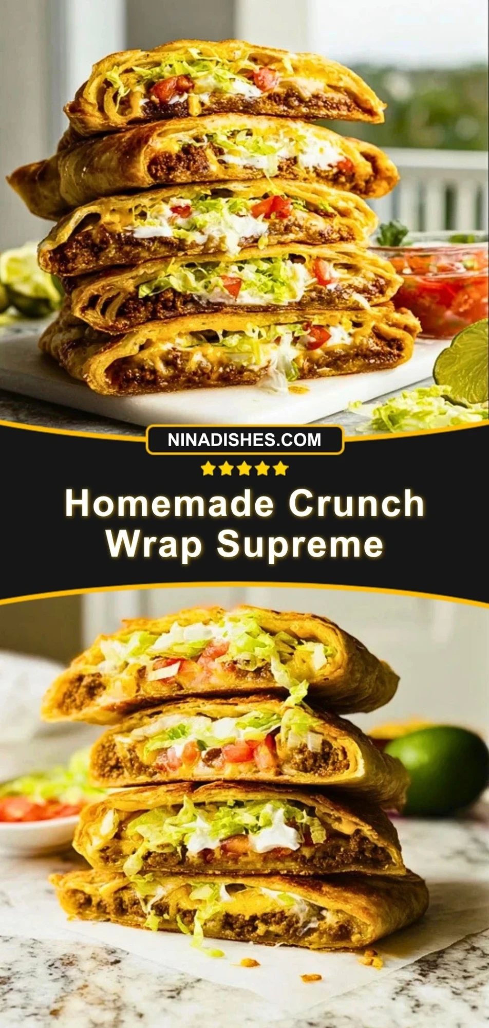 Homemade Crunch Wrap Supreme (3)