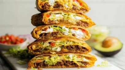 Homemade Crunch Wrap Supreme