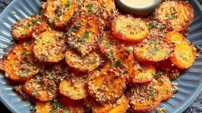 Crispy Smashed Carrots