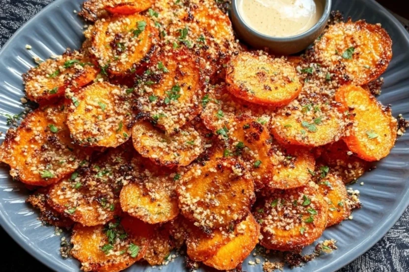 Crispy Smashed Carrots