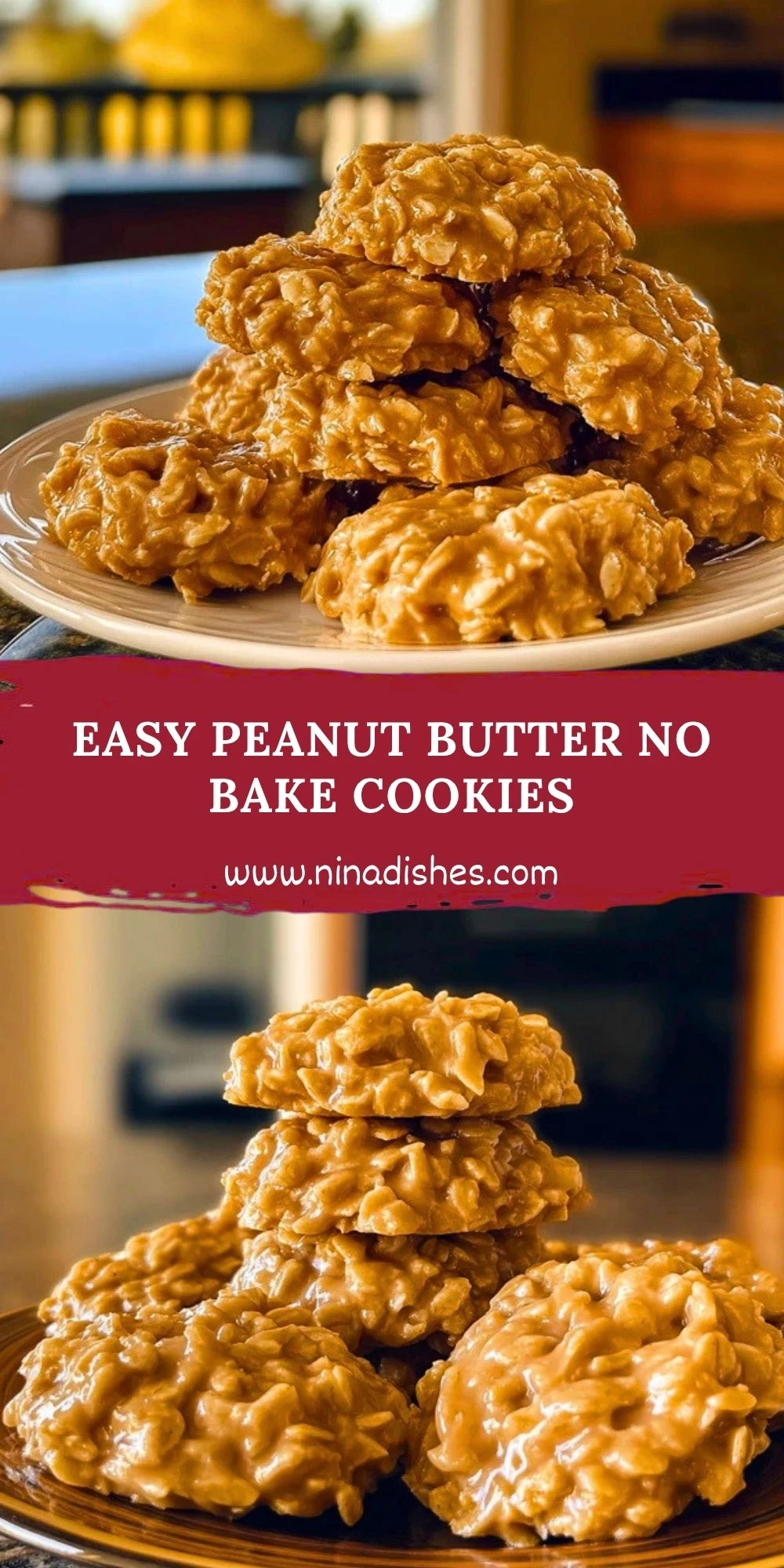 Easy Peanut Butter No Bake Cookies (2)