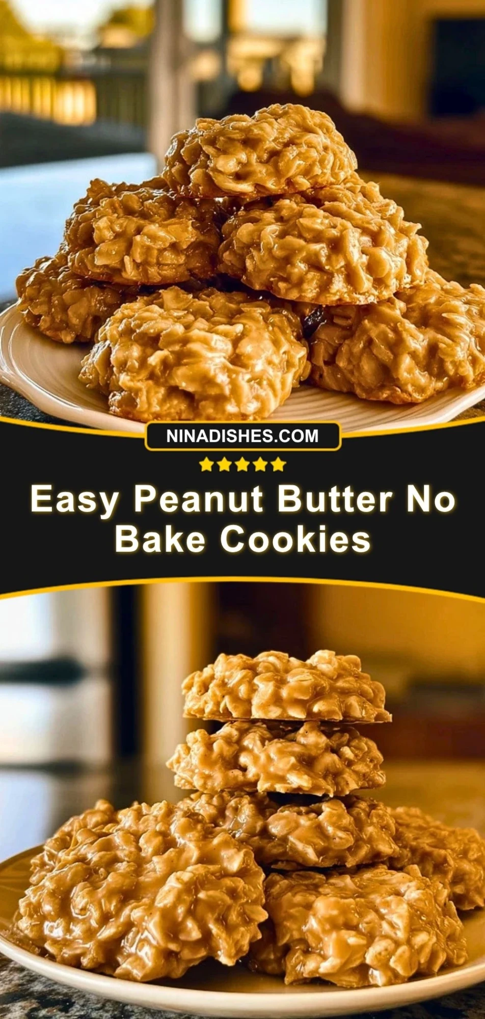 Easy Peanut Butter No Bake Cookies (3)