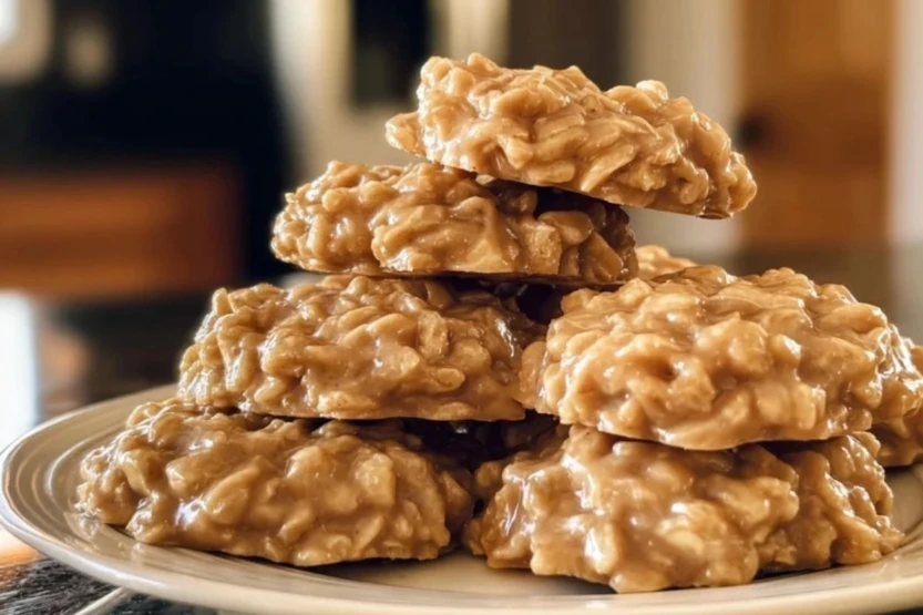 Easy Peanut Butter No Bake Cookies