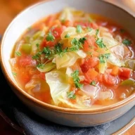 Healthy Fat-Burning Cabbage Soup