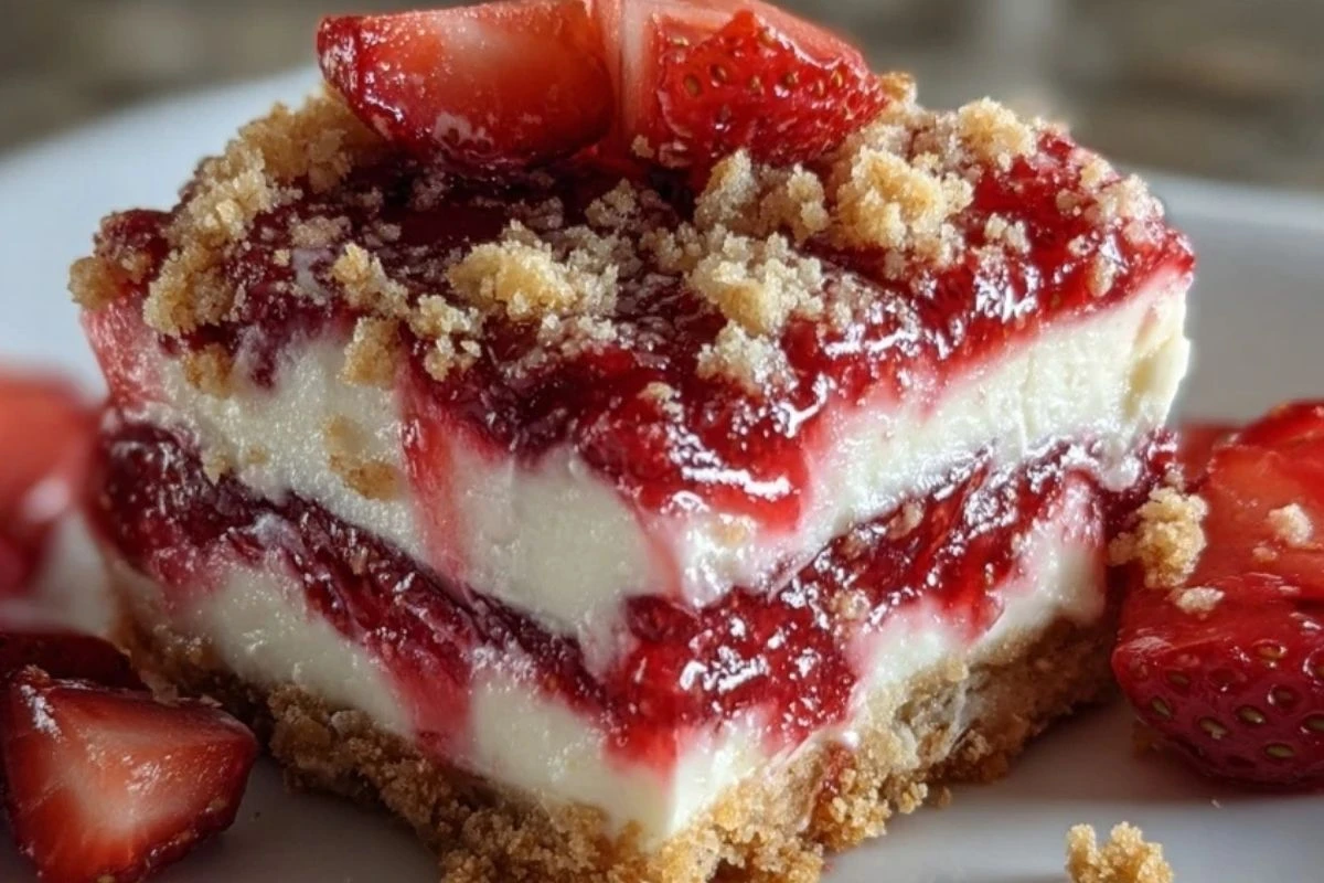 Strawberry Crunch Bars