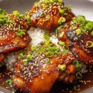 Delicious Bone In Teriyaki Chicken Thighs