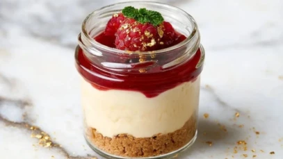 High-Protein Cheesecake Jars