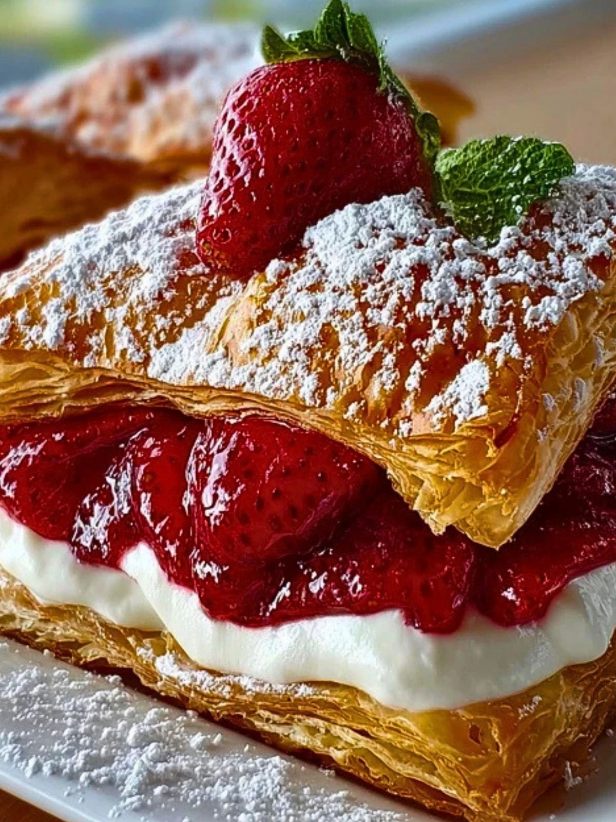 Strawberry Flaky Puff Pastry (1)