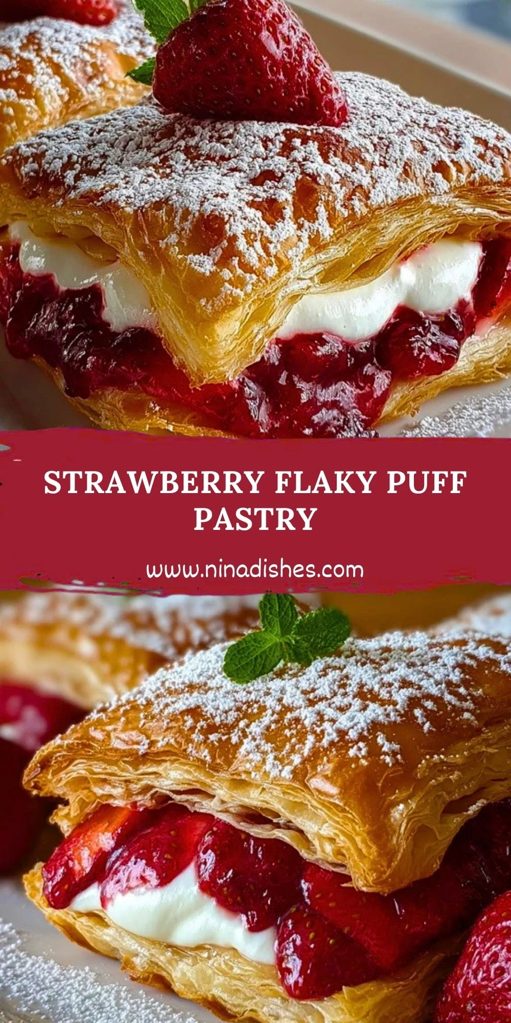 Strawberry Flaky Puff Pastry (2)