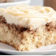 Cinnamon Roll Poke Cake
