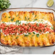 Cream Cheese Chicken Enchiladas
