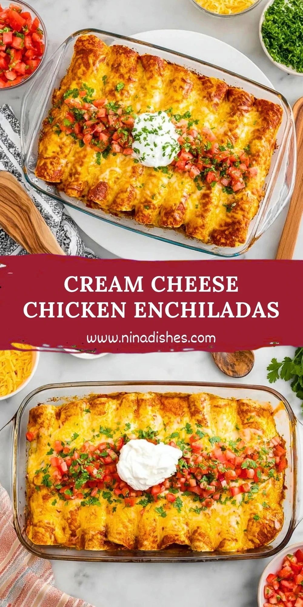 Cream Cheese Chicken Enchiladas (2)