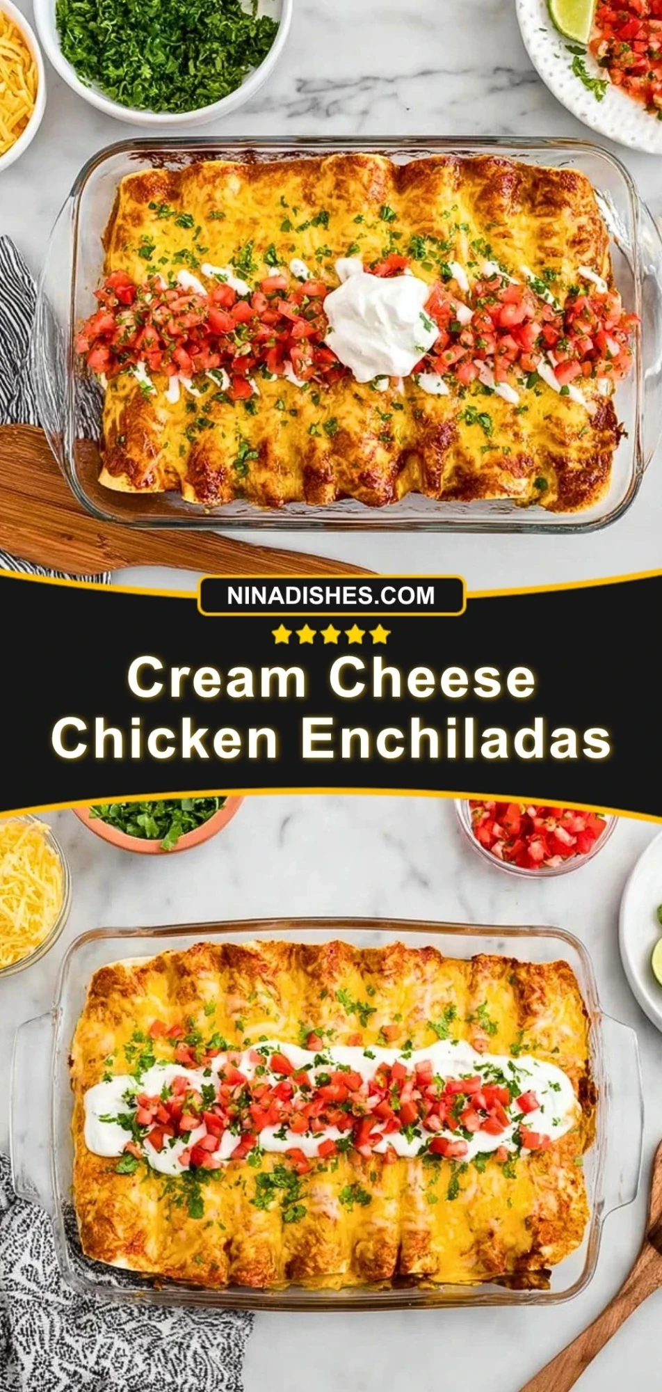 Cream Cheese Chicken Enchiladas (3)
