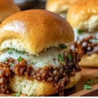French Onion Beef Sloppy Joes