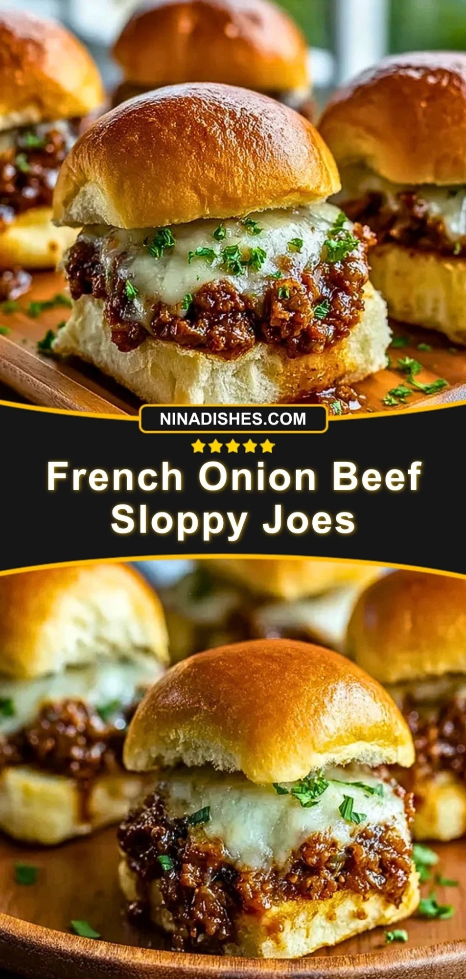 French Onion Beef Sloppy Joes (3)