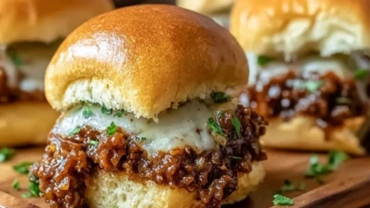 French Onion Beef Sloppy Joes