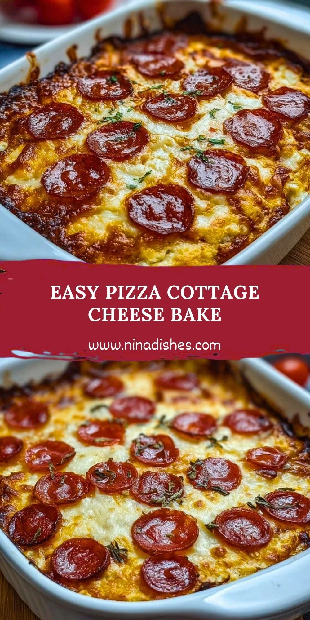 Easy Pizza Cottage Cheese Bake (2)