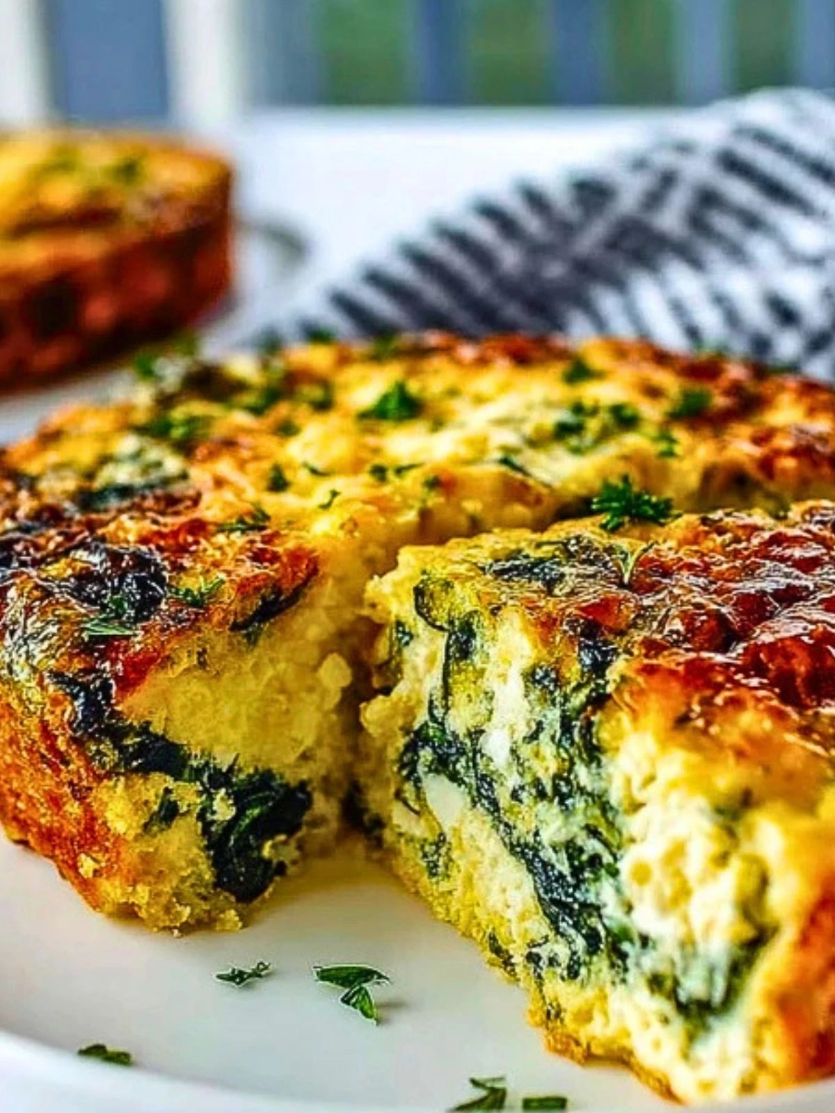 Easy Spinach & Cottage Cheese Breakfast Casserole (1)