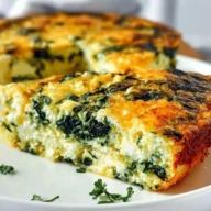 Easy Spinach & Cottage Cheese Breakfast Casserole